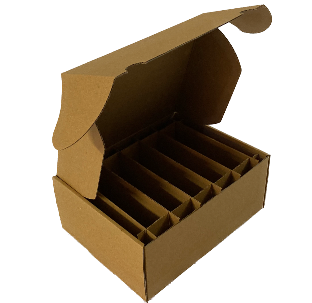 Box with partition